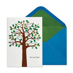 Dad Tree Birthday Card image