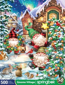 Gnome Village 500 Piece Puzzle image