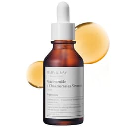 Mary&May Niacinamide + Chaenomeles Sinensis Face Serum - Korean Vitamin B3 Face Serum for Clear, Bright Skin, Sebum Control and Acne Soothing- Quick Absorption, Non-Sticky, Fragrance Free, 1 image