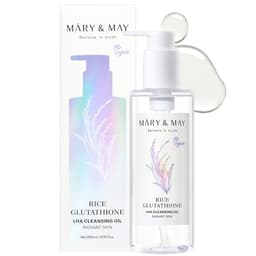 Mary&May Rice + Glutathione LHA Cleansing Oil | Daily Makeup Remover | Removes Impurities, Sebum & Clogged Pores | Double Cleanse | Gentle Exfoliation for Sensitive Skin | Korean Skincare | image