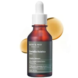 Mary&May Centella Asiatica Serum - 95% of Cica Extracxt for Instant Skin Soothing, Regeneration, and Elasticity Improvement - Korean Face Serum, Fragrance-Free, 1.01 fl.oz. 1.01 Fl Oz (Pack image